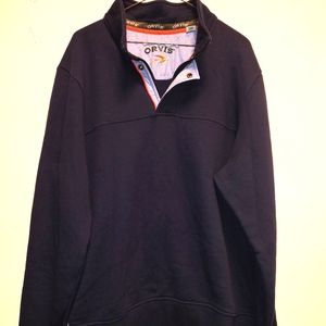 Orvis Mens Polo Ruby Shirt Blue, Large 47" Chest